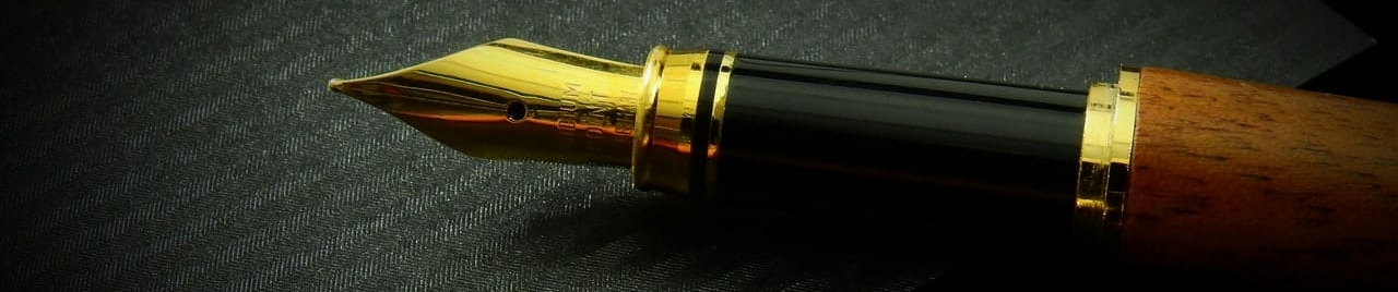 a traditional caligraphy pen