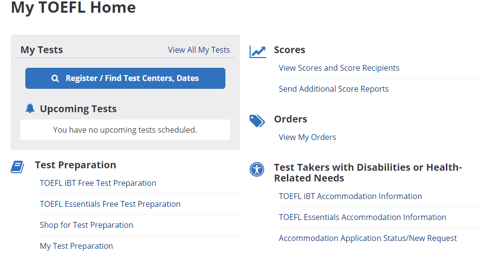 toefl scores tutorial