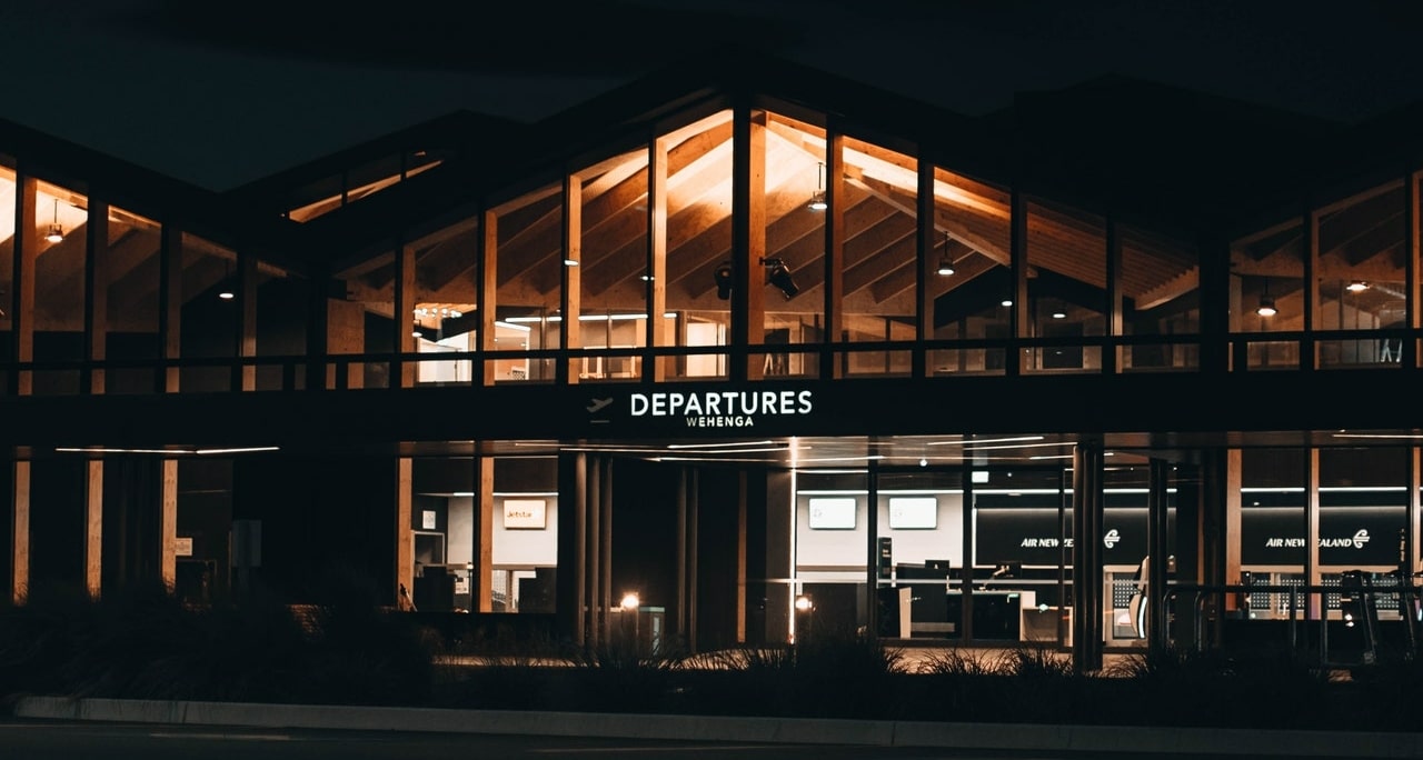 airport departures hall