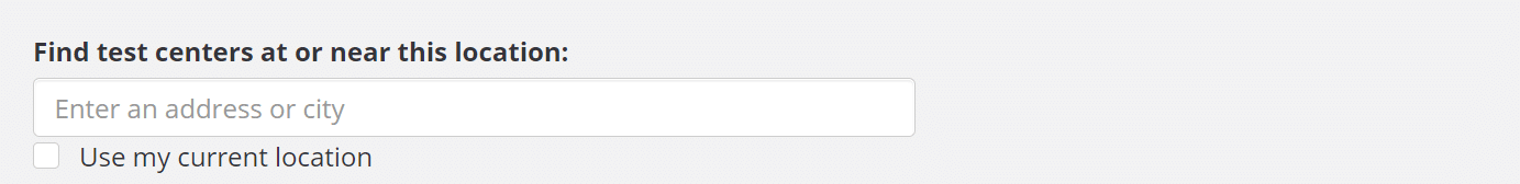 toefl login test center choice