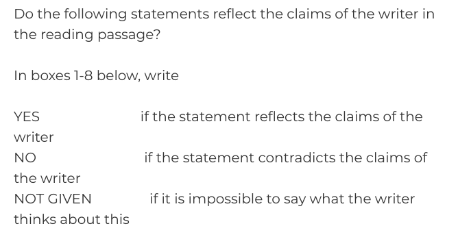 yes or no question type for exam