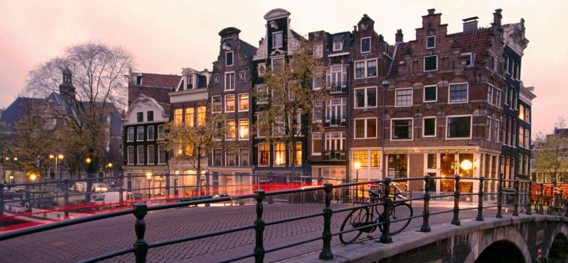 Bridge and bike Amsterdam