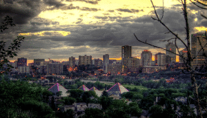 Buildings of the city of Edmonton