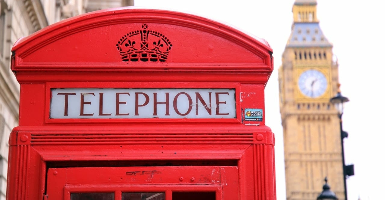 British telephone cabin and the Big Ben