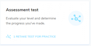 Identifying your language level with an Assessment Test