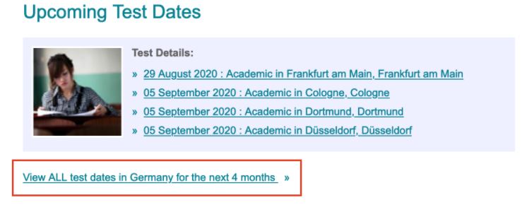 Wann? Bis zu vier Prüfungstermine pro Monat in Berlin.