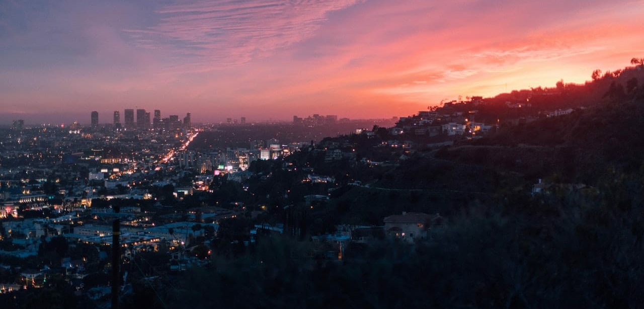 san diego city view by night