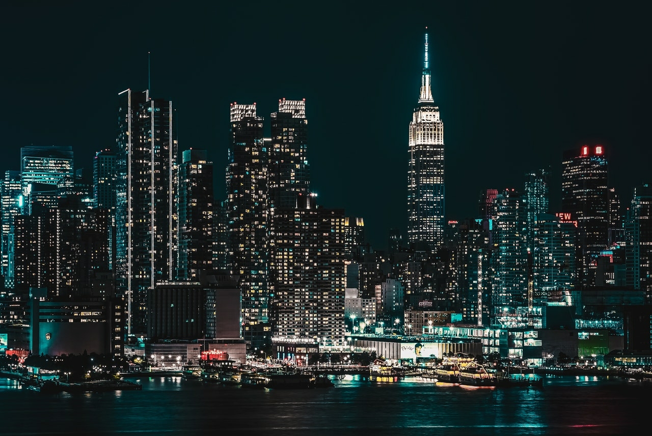 new york city by night