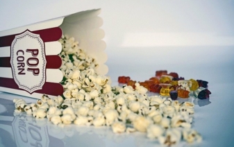 popcorn and candies