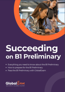 Study the B1 Preliminary test with us