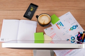 cappuccino-computer-books-on-the-table